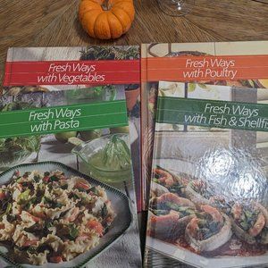 Fresh Ways 5 Cookbooks Poultry, Pasta,  Vegetables, Fish, Dessert